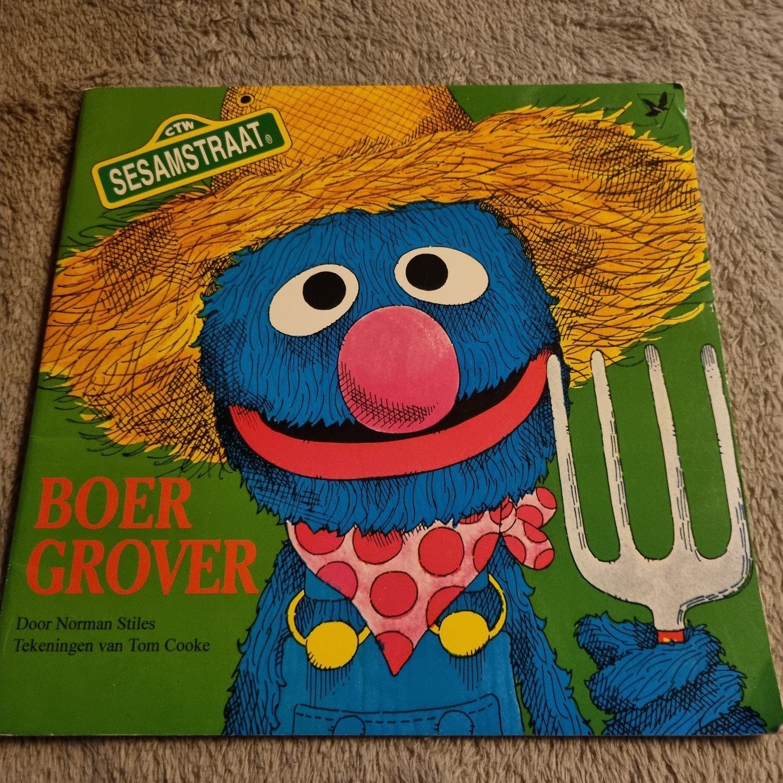 Boer Grover Sesamstraat Kinderboek, Boeken, Ophalen of Verzenden, Gelezen, Fictie algemeen