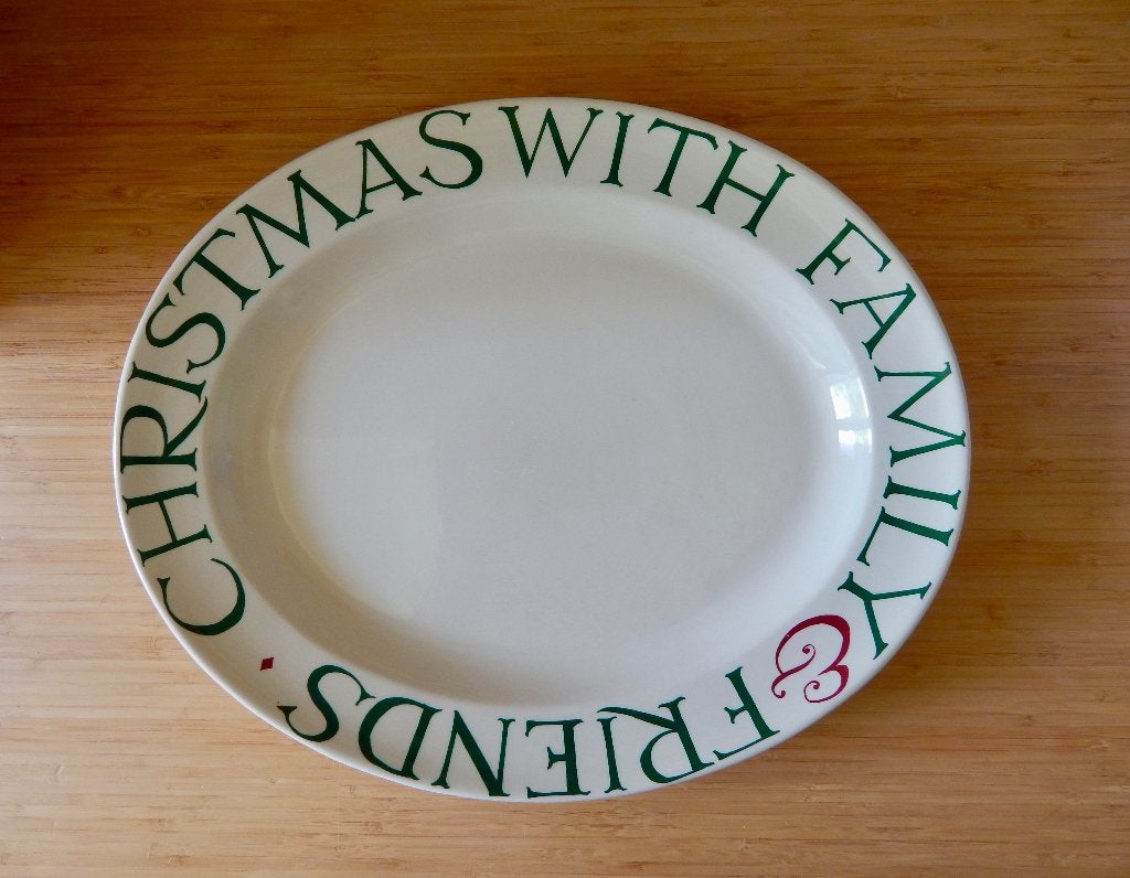 Emma Bridgewater Christmas Toast XL schaal 45 x 37 cm, Huis en Inrichting, Keuken | Servies, Nieuw, Ophalen of Verzenden, Schaal of Schalen