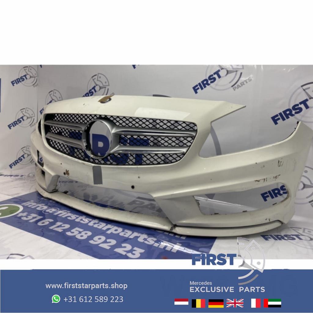 W176 AMG VOORBUMPER WIT + GRIL ORIGINEEL Mercedes A Klasse 2, Gebruikt, -, Voor, Ophalen of Verzenden