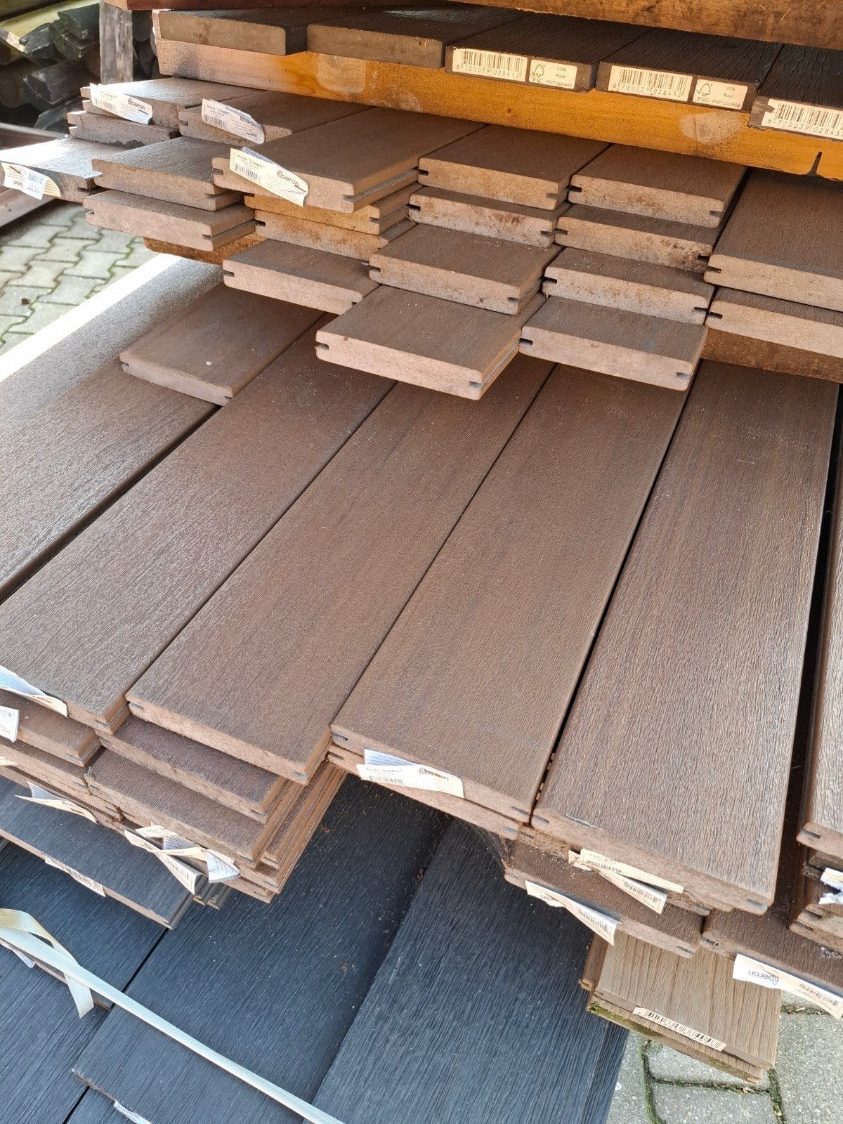 Fiberon Warm Sienna Composiet Planken - Diverse Lengtes, Tuin en Terras, Terrasdelen en Vlonders, Ophalen, Nieuw, Composiet