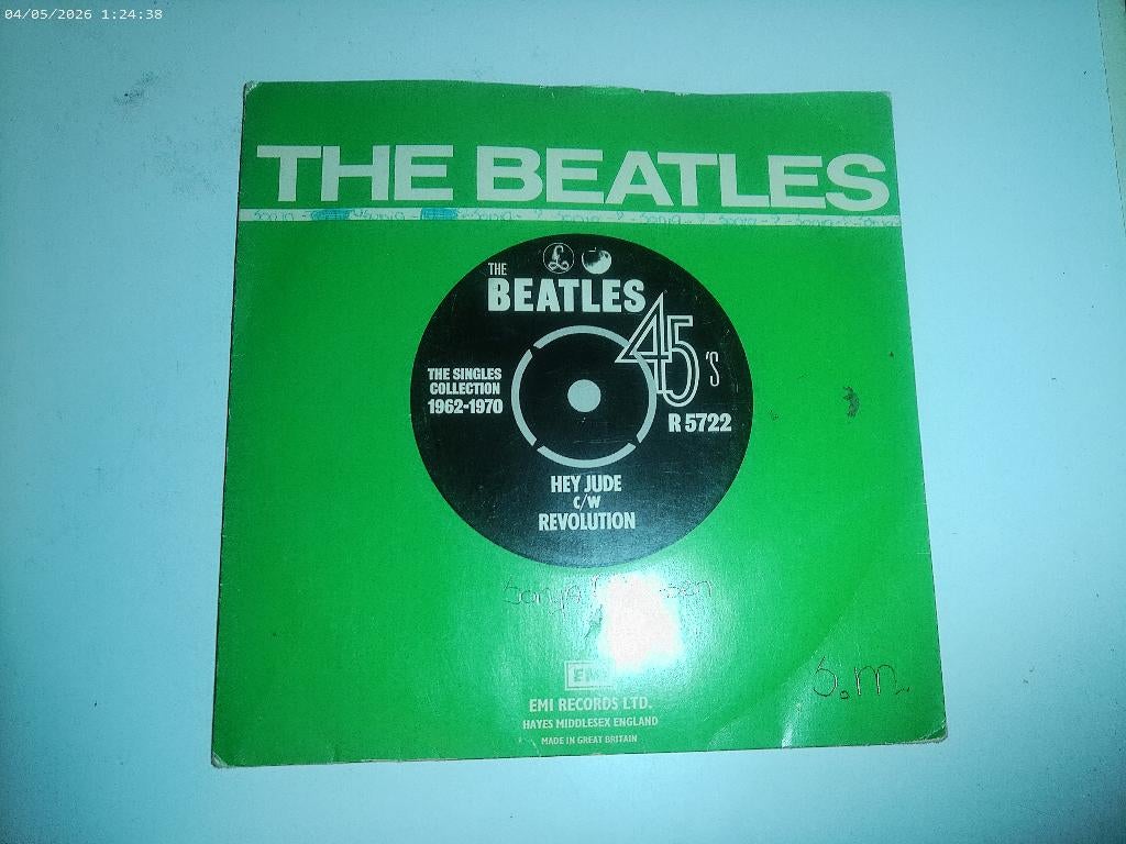 The Beatles - Hey Jude / Revolution, Cd's en Dvd's, Vinyl Singles, Gebruikt, 7 inch, Single, Rock en Metal