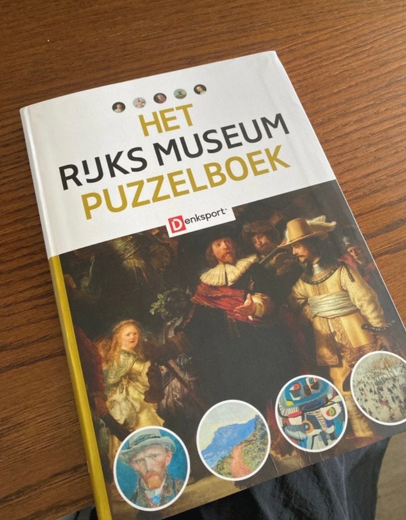 Denksport Het Rijksmuseum Puzzelboek, Hobby en Vrije tijd, Denksport en Puzzels, Ophalen of Verzenden, Minder dan 500 stukjes
