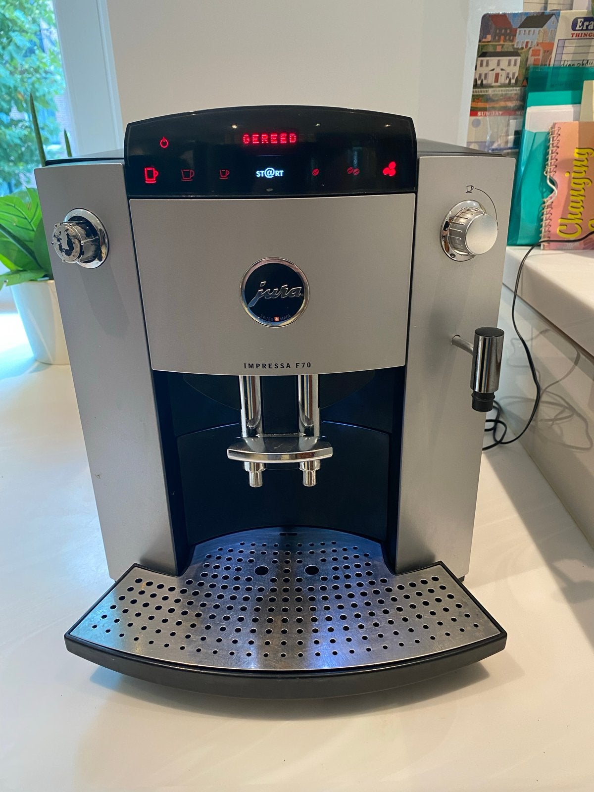 Jura Impressa F70 Koffiemachine, Gebruikt, 10 kopjes of meer, Koffiemachine, Koffiebonen