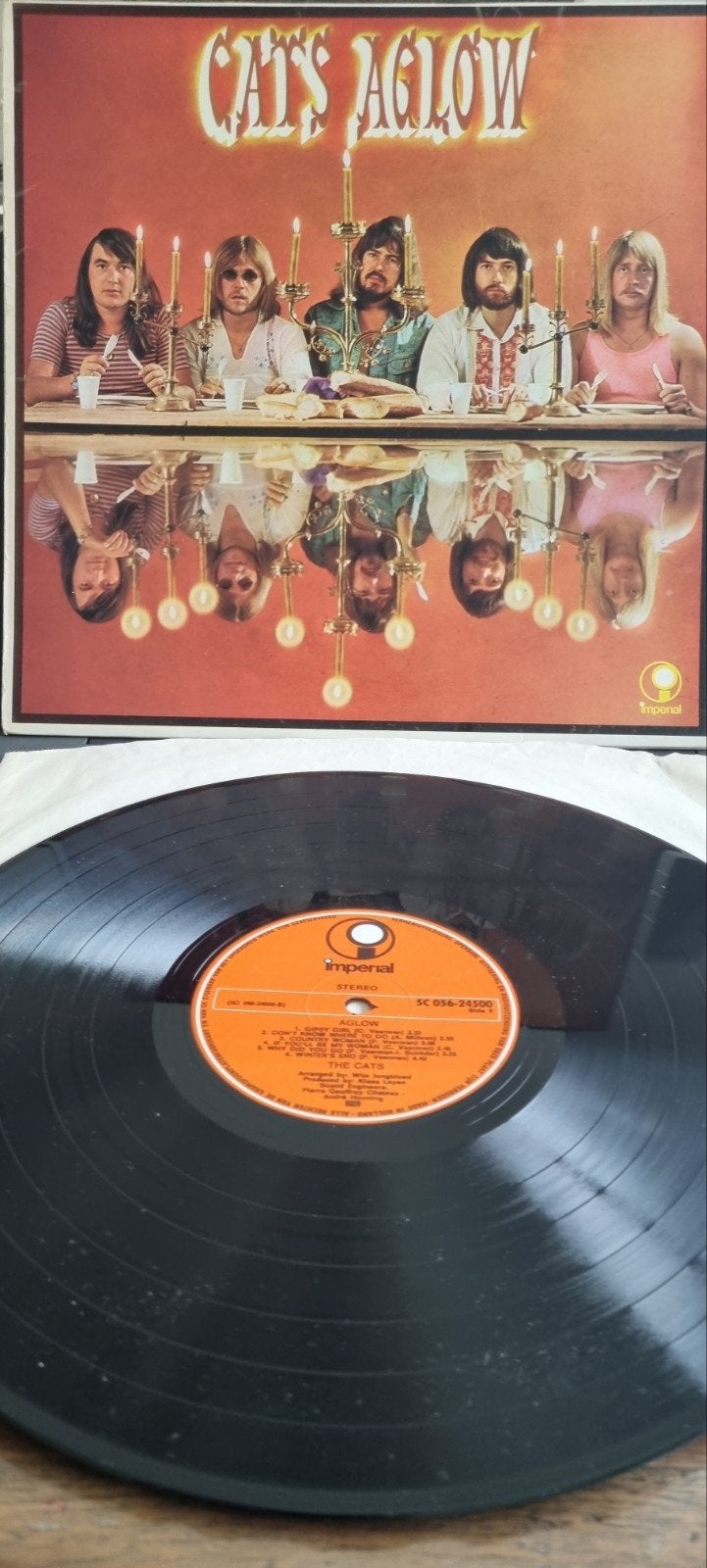 The Cats - Aglow LP (1971) Imperial Records, LP, Gebruikt, Pop, Ophalen of Verzenden