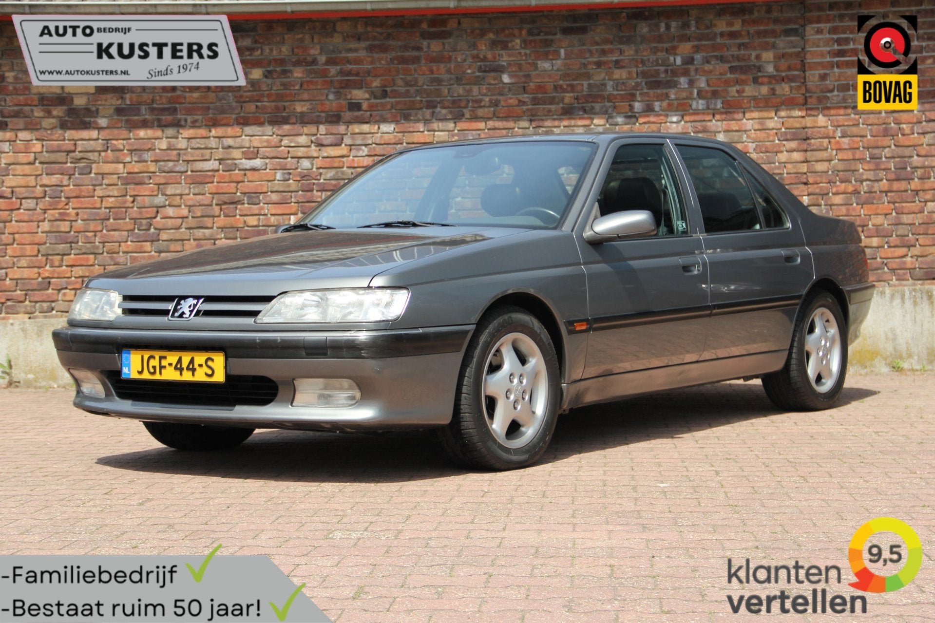 Peugeot 605 3.0-24V V6 SV|Panodak|Lederen Elektrische Stoele, Auto's, 1651 kg, Gebruikt, 190 pk, 2946 cc