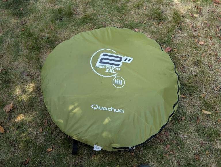 2 seconds XXL tent, Caravans en Kamperen, Ophalen, Zo goed als nieuw, Tot en met 4
