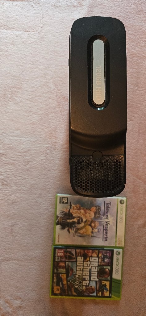 Xbox 360 Elite (Jasper Edition) - 120GB, Ophalen of Verzenden, Zonder controller, 120 GB, Gebruikt