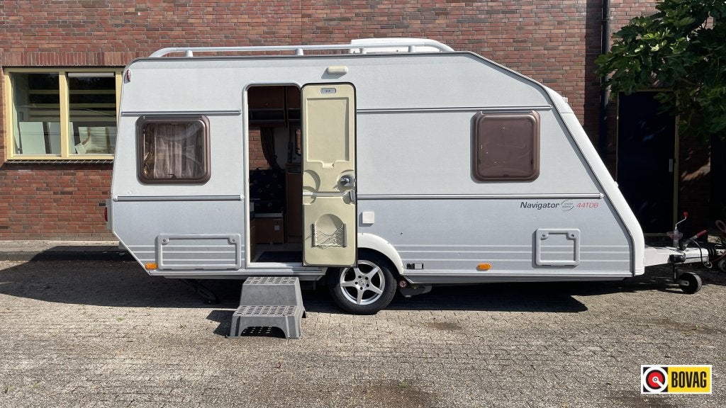 Kip Navigator 44 TDB Met mover en airco, Caravans en Kamperen, Kip, Bedrijf, Overige typen, 4 tot 5 meter