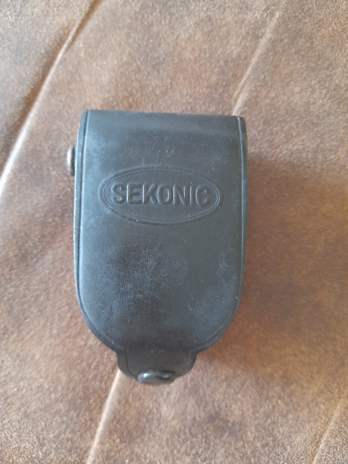 Vintage Sekonic Lichtmeter met Leren Hoesje, Ophalen of Verzenden, Gebruikt
