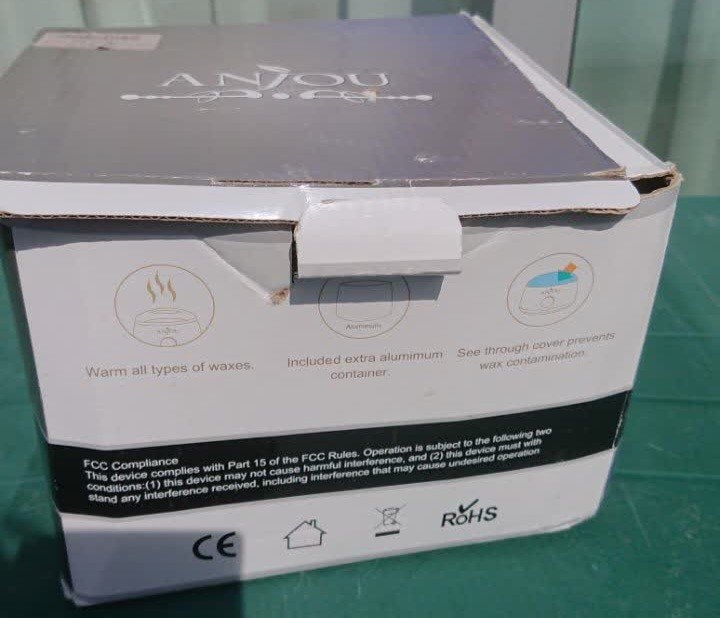 Anjou Professionele Wax Heater met 2 soorten wax, Ophalen of Verzenden, Zo goed als nieuw, Overige typen