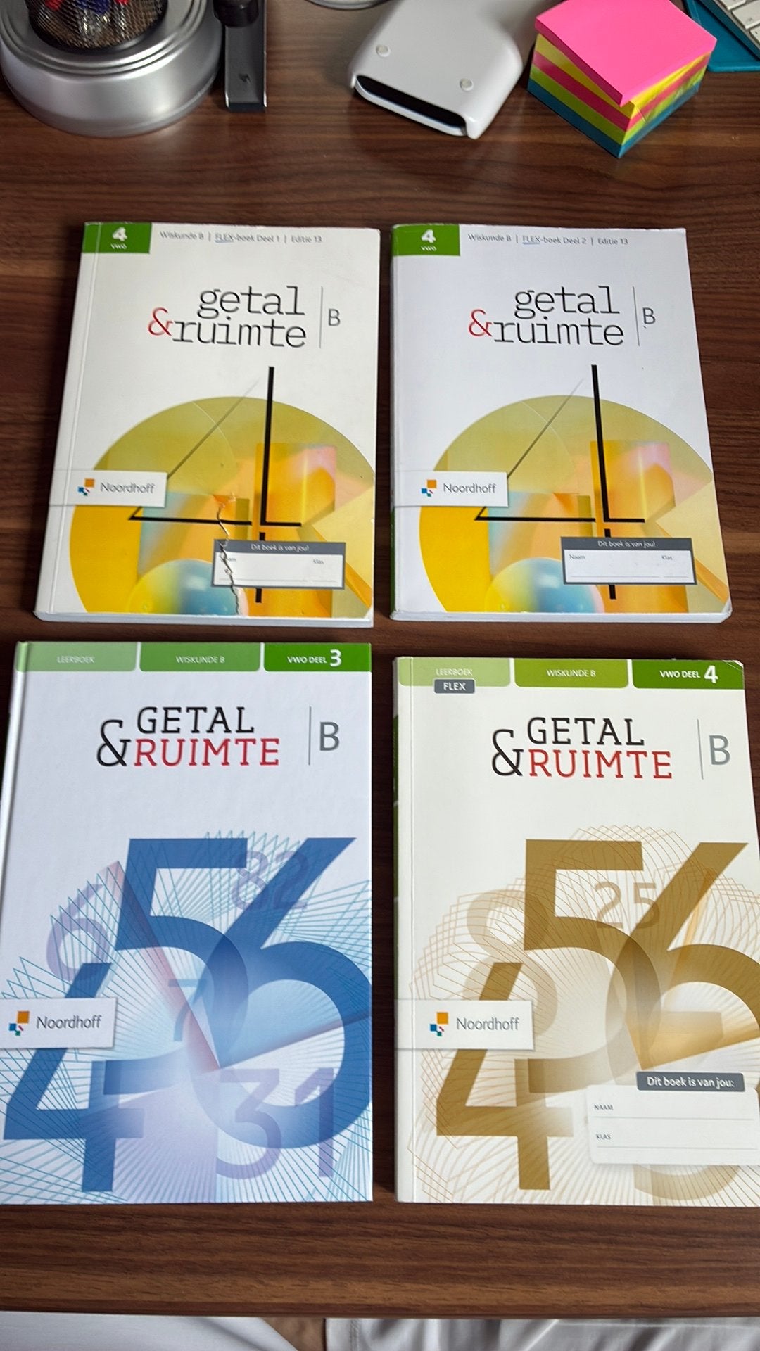 Getal & Ruimte VWO wiskunde B Flexboeken, Boeken, Ophalen of Verzenden, Zo goed als nieuw, VWO