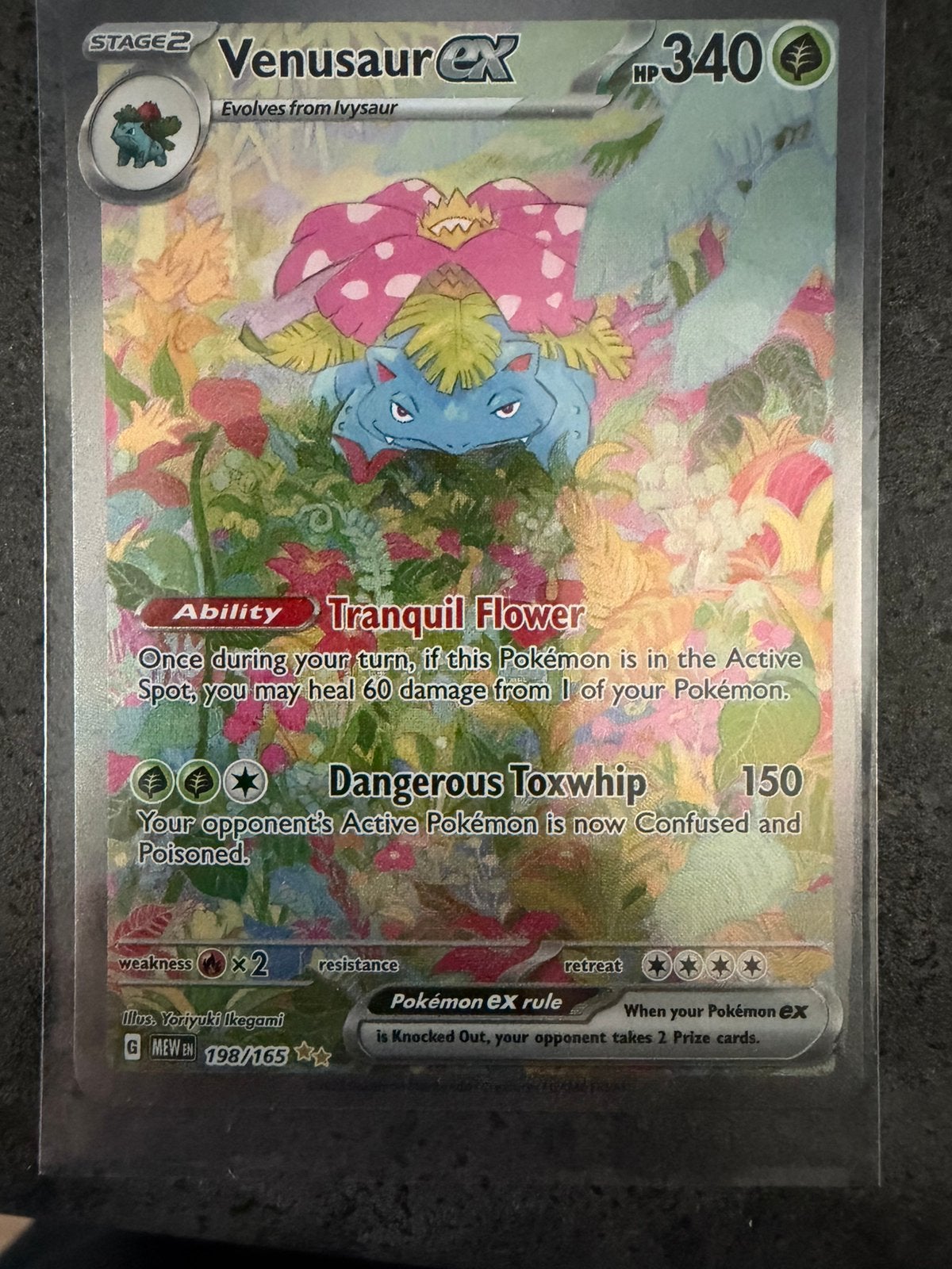 Venusaur, Ophalen, Zo goed als nieuw