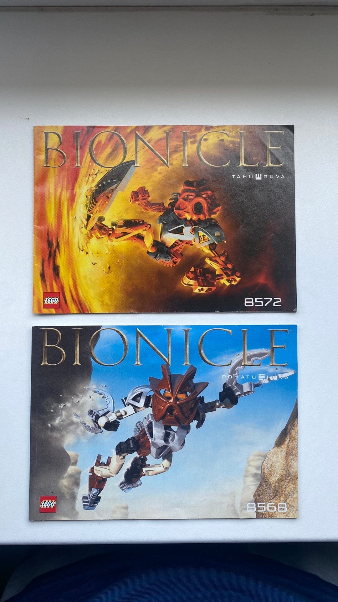 2 Bionicle instructies, Bionicle, Lego, Overige typen, Ophalen of Verzenden