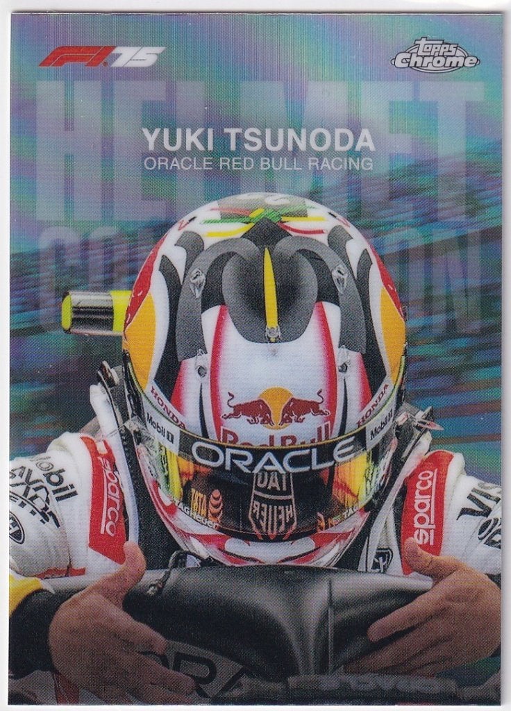 Yuki Tsunoda Helmet Refractor #HC-3