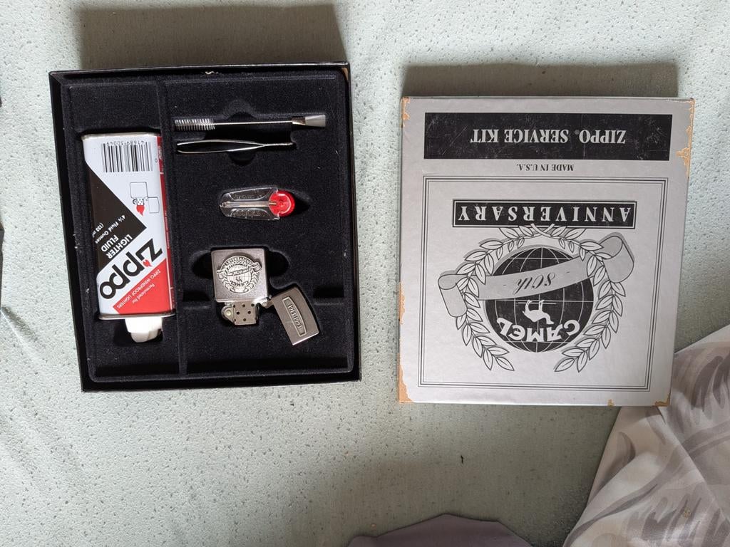 Zippo Camel 80th Anniversary, Verzamelen, Ophalen of Verzenden, Aansteker