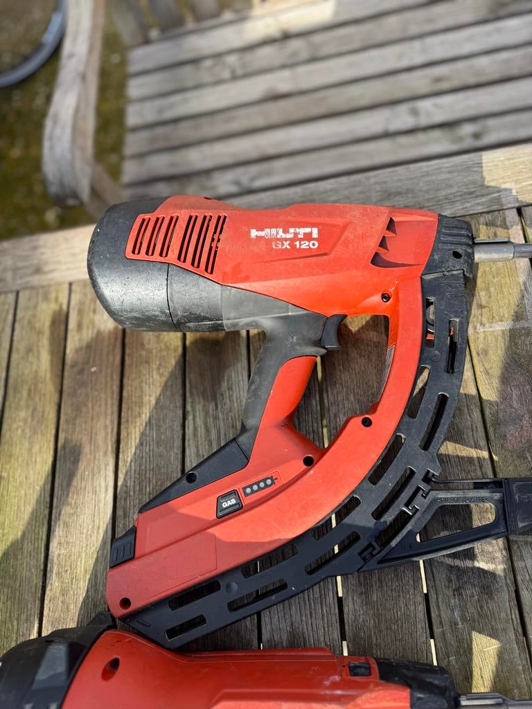 2x Hilti GX 120  Gas Spijkerpistool, Ophalen of Verzenden, Gebruikt