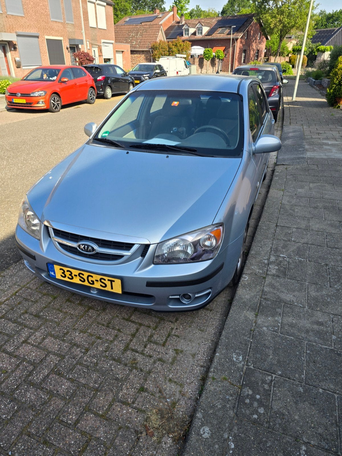 Kia Cerato 1.6 5DR 2006 Blauw, Auto's, Kia, Stof, 1599 cc, 4 cilinders, Blauw