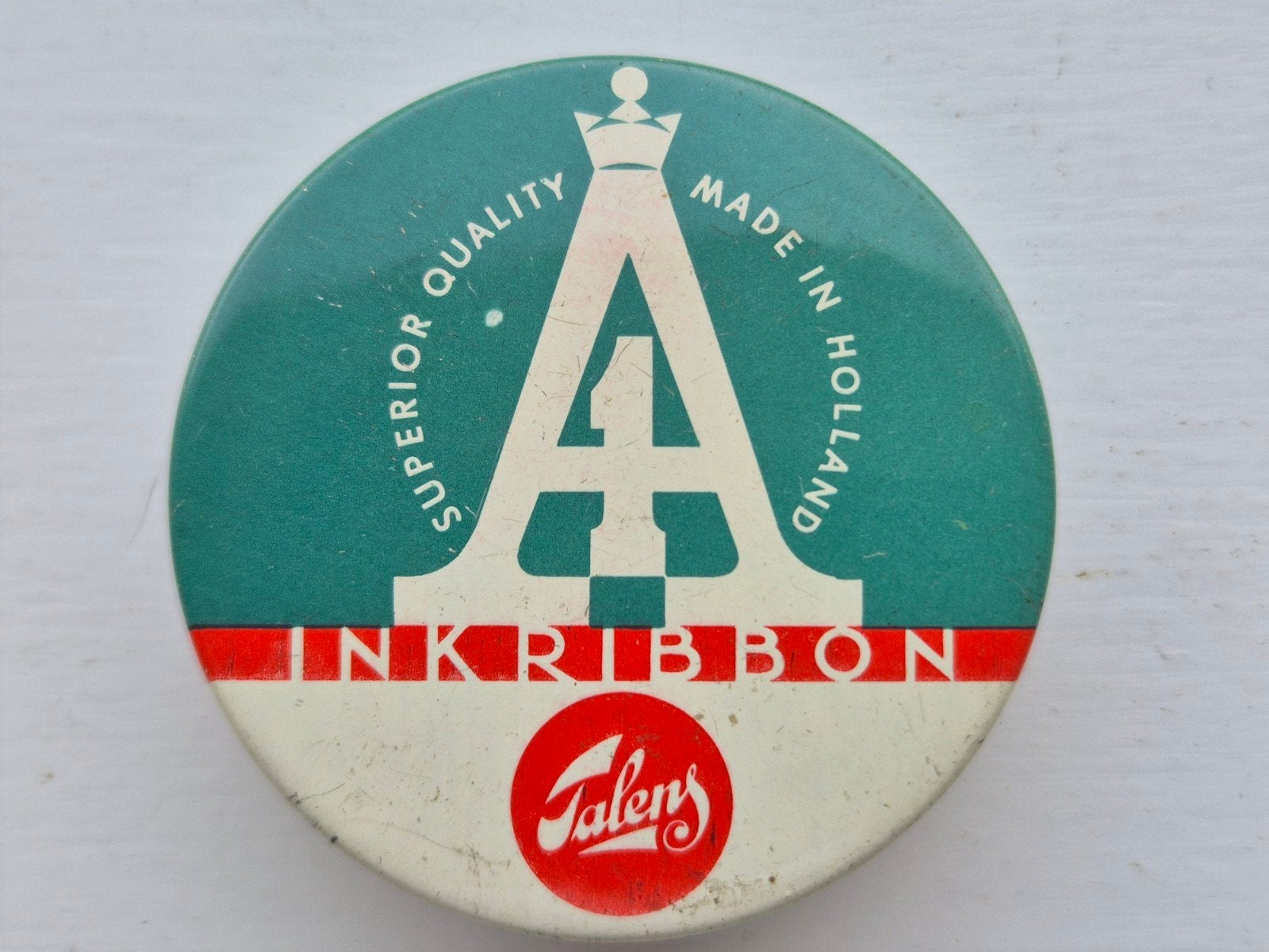 Talens Ribbon Inktlint blikje, Ophalen of Verzenden, Gebruikt, Overige