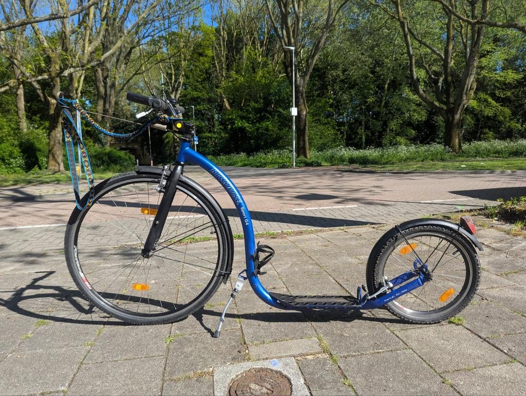 Kickbike G4 150€ met step antenne en trolijn 200€, Fietsen en Brommers, Steps, Ophalen, Zo goed als nieuw, Kickbike, Kickbike