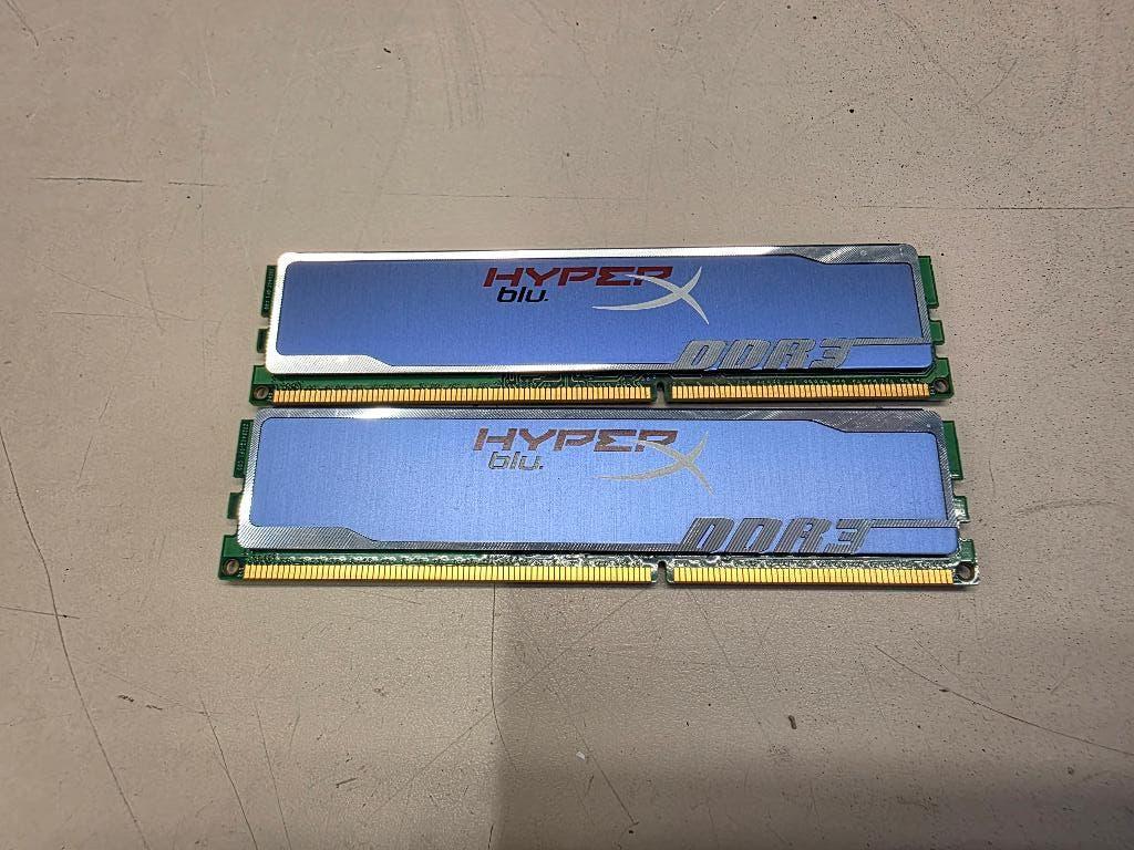 Kingston Hyper blu DDR3 RAM 2GB, Gebruikt, DDR3, Ophalen of Verzenden, Desktop