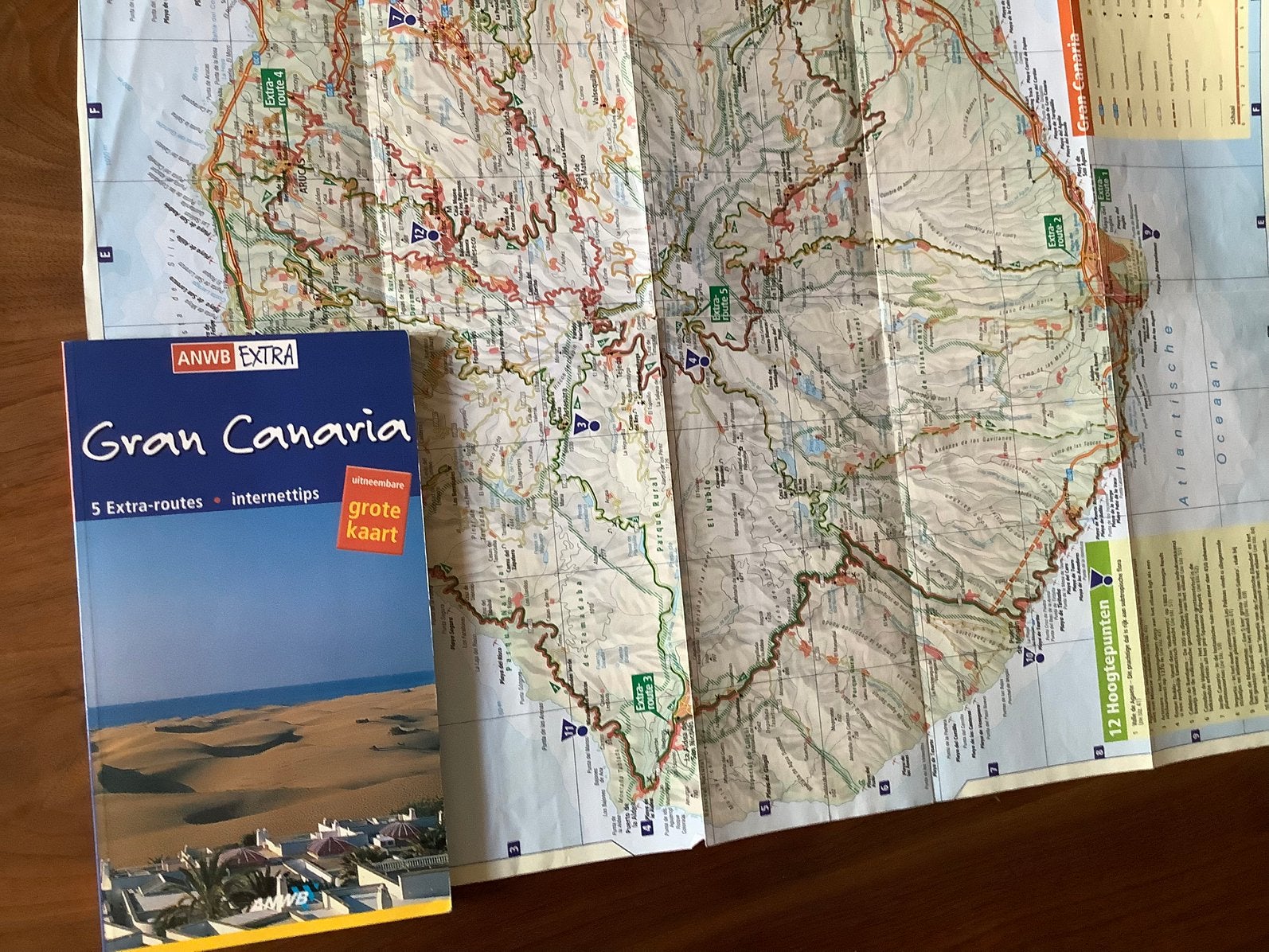 Gran Canaria SPanje ANWB reisgids + kaart Canarische eiland, Europa, Nieuw, Ophalen of Verzenden, Reisgids of -boek