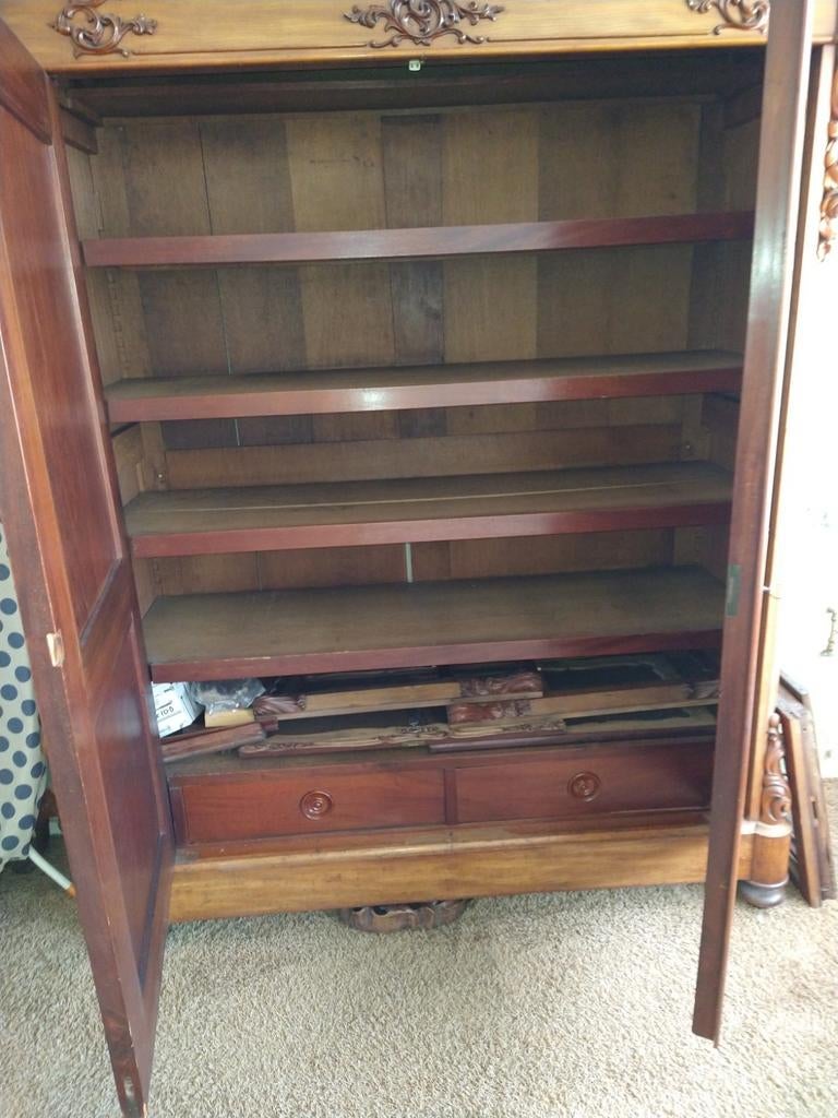 Biedermeier kast, Ophalen, Gebruikt, 200 cm of meer, 150 tot 200 cm