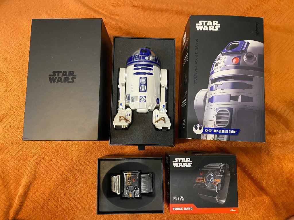 Star Wars Sphero R2-D2 Droid + Force Band | Compleet, Verzamelen, Ophalen of Verzenden, Zo goed als nieuw, Actiefiguurtje