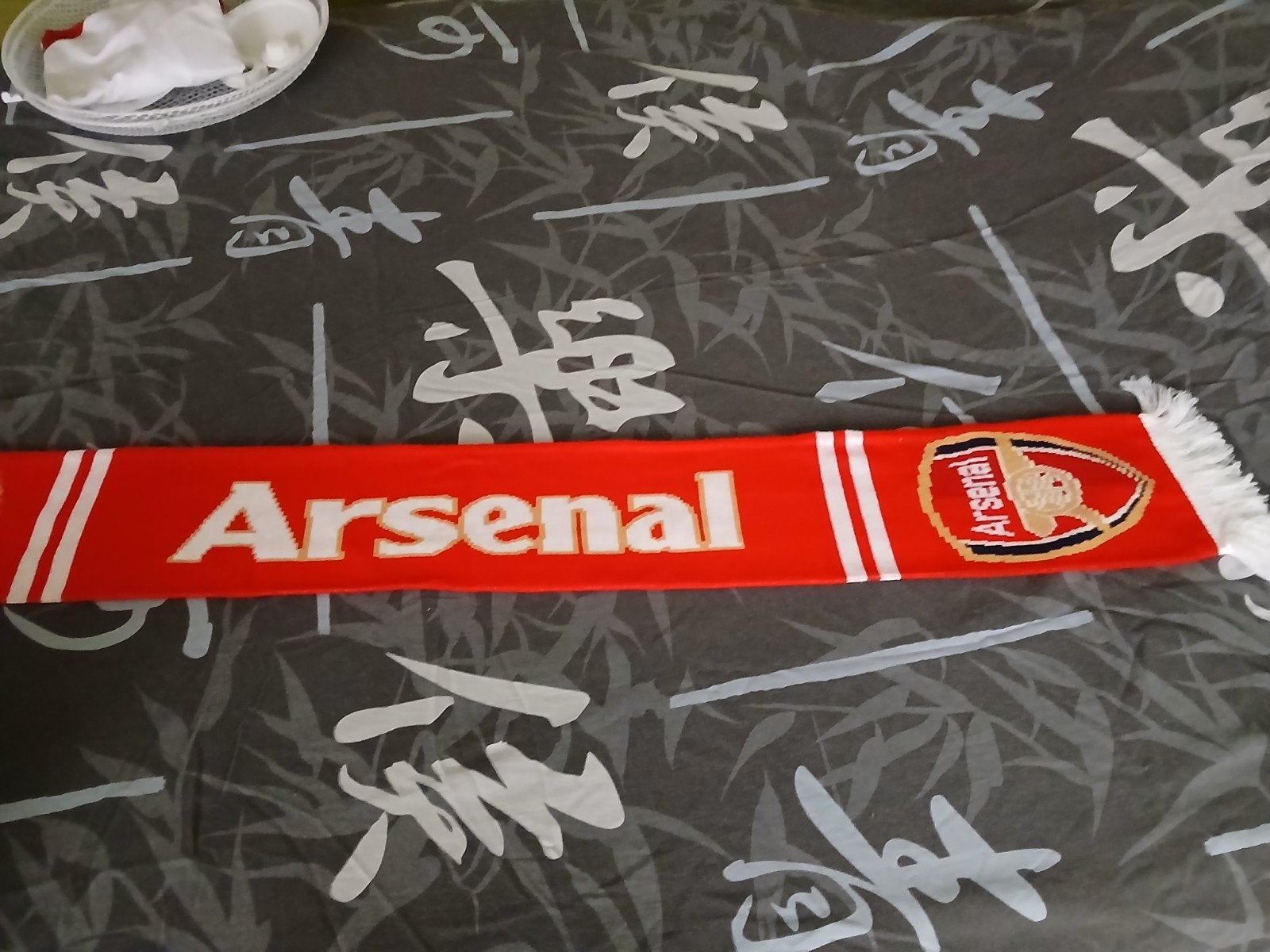 Arsenal Sjaal - Voetbal Fan Sjaal, Kleding | Dames, Mutsen, Sjaals en Handschoenen, Zo goed als nieuw, Sjaal, Ophalen of Verzenden