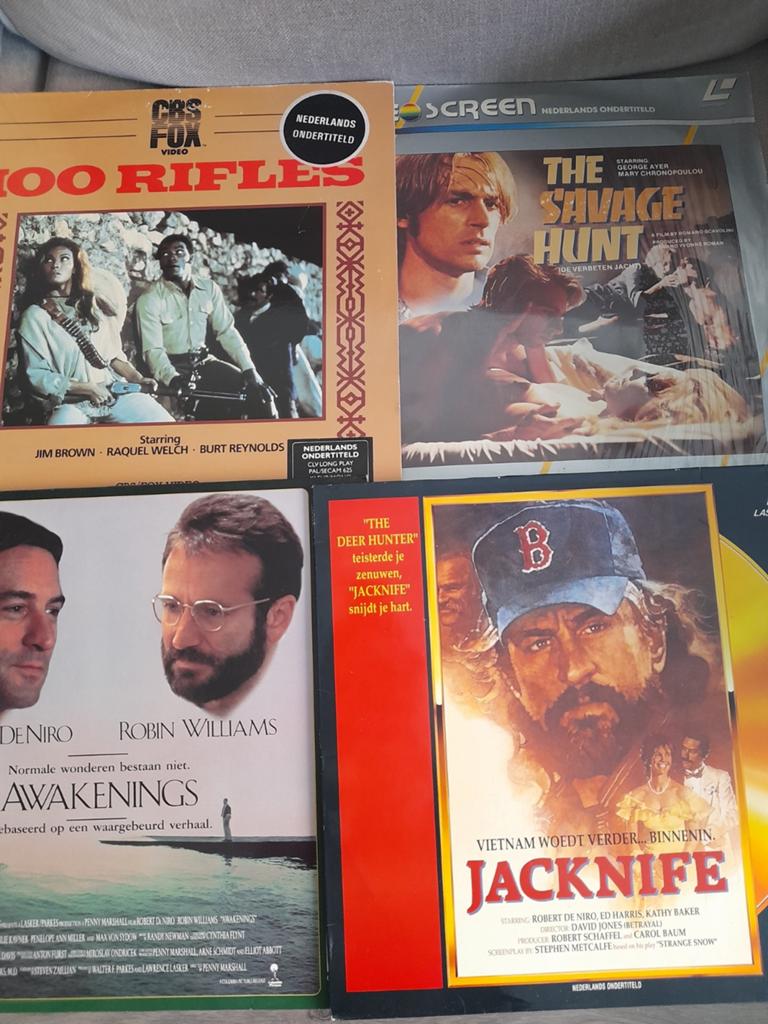 4 x Laserdisc films tekoop PAL  N.O, Ophalen of Verzenden