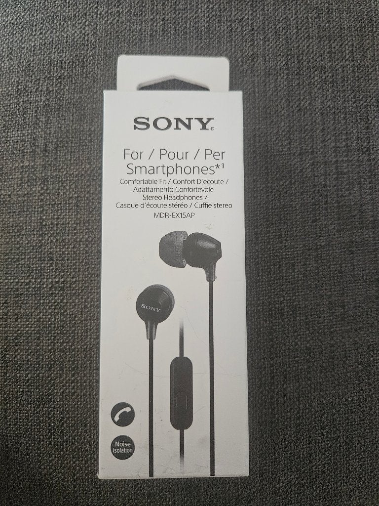 Sony stereo headphone, Computers en Software, In-ear, Nieuw, Ophalen of Verzenden, Sony