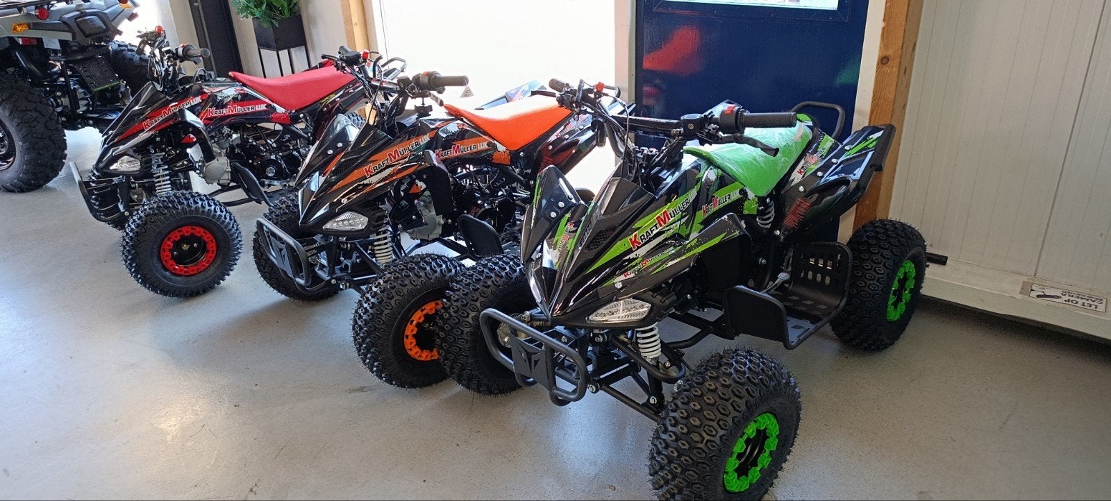 NIEUWE Kinderquad's, Motoren