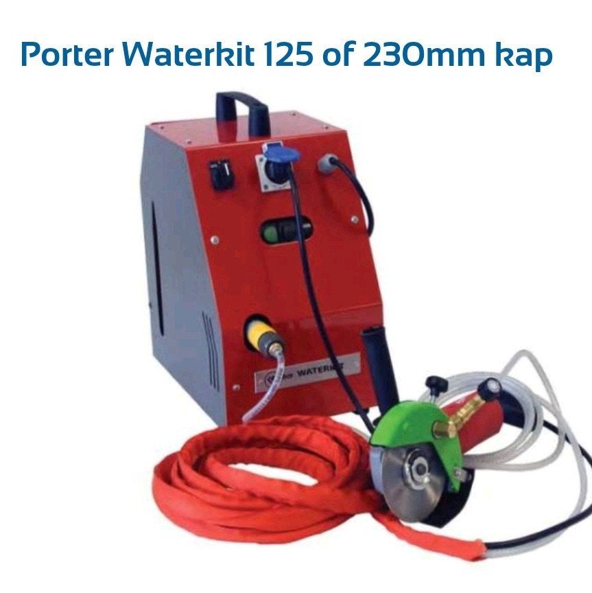 Porter Waterkit stofvrij werken - Gebruikt,, Ophalen