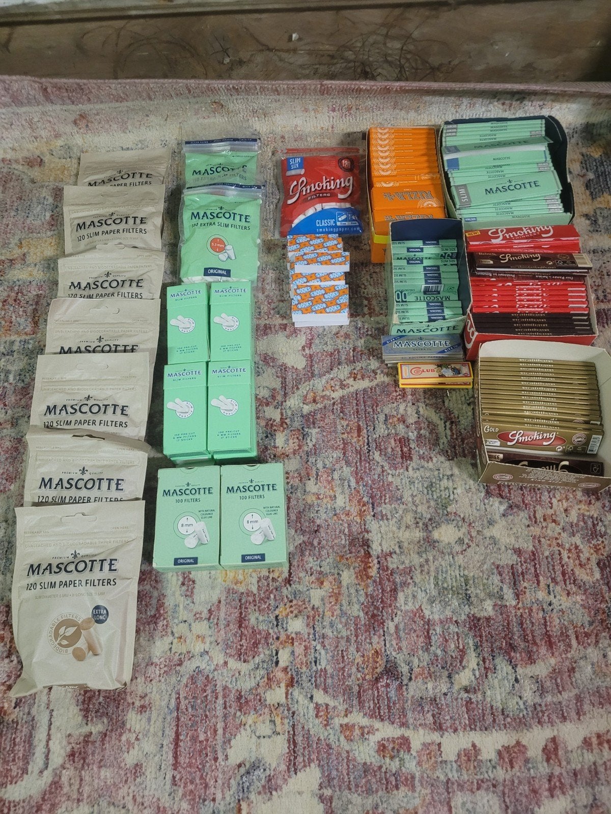 pakket vloeitjes en filters: Rizla, Smoking, Mascotte,, Ophalen of Verzenden, Nieuw