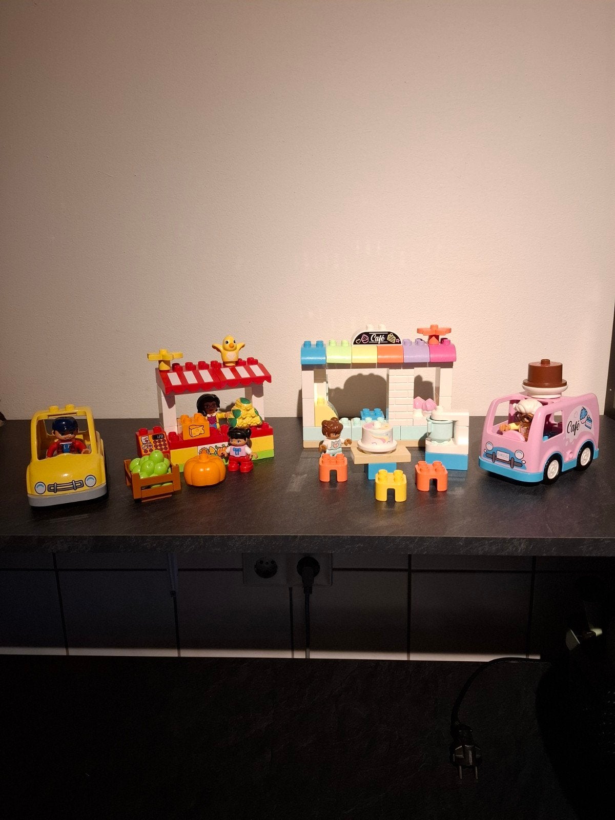 LEGO Duplo: Boeren markt en Bakkerij speelset met voertuigen, Ophalen of Verzenden, Gebruikt, Overige merken