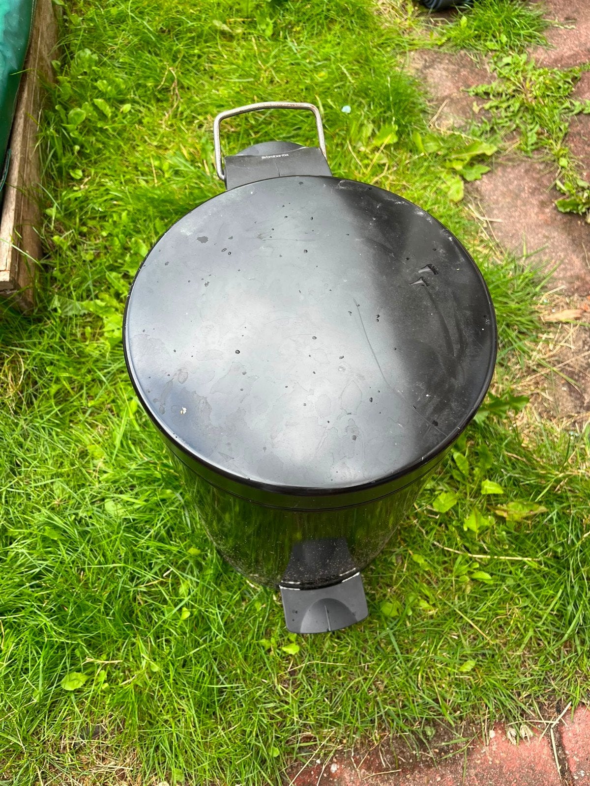 Brabantia prullenbak 12 liter zwart, Ophalen, Nieuw, Zwart, Brabantia