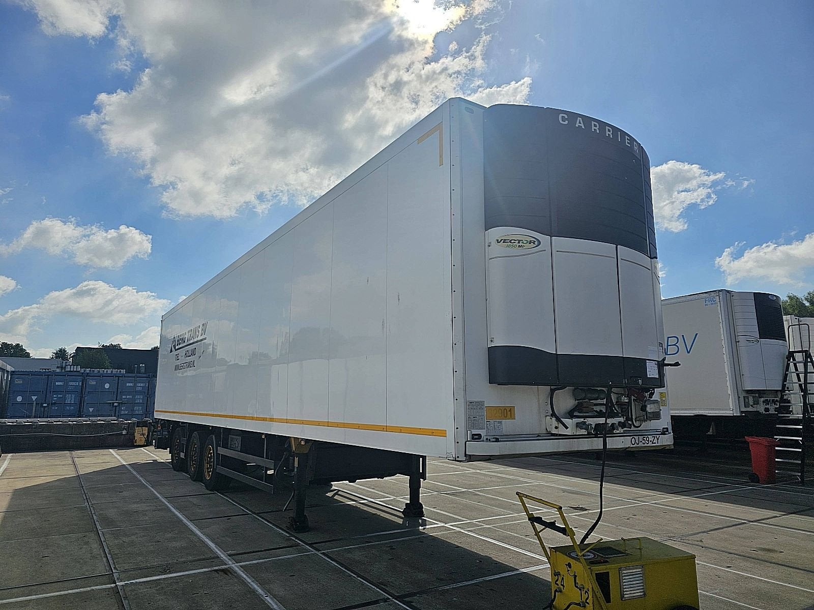 SCHMITZ SKO 24 carrier taillift, Overige kleuren, Origineel Nederlands, Bedrijf, Aanhangers en Opleggers