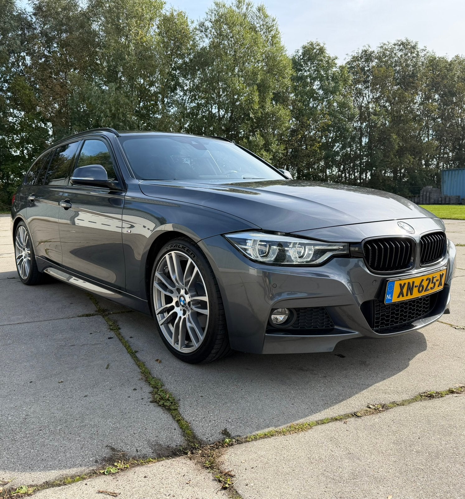 BMW 3-Serie 320d 190pk Aut 2016 Grijs M-sport, Automaat, 745 kg, Achterwielaandrijving, 1505 kg