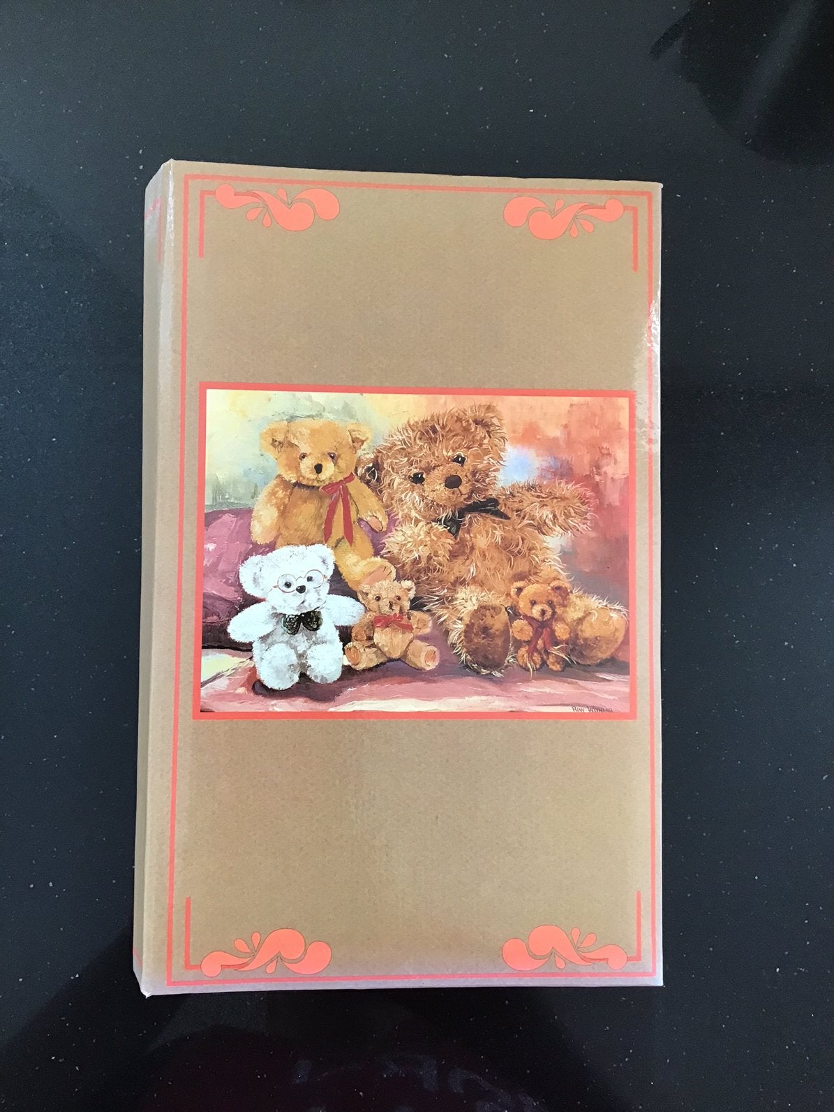 Vintage Henzo fotoalbum. 80 foto’s van 10x15 cm. Nieuw., Henzo, Verzenden, Nieuw, Bruin
