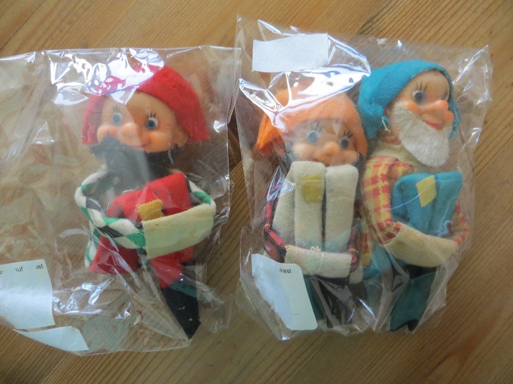3x pop  Dwerg\  kabouter, Ophalen of Verzenden, Zo goed als nieuw, Nvt, Pop