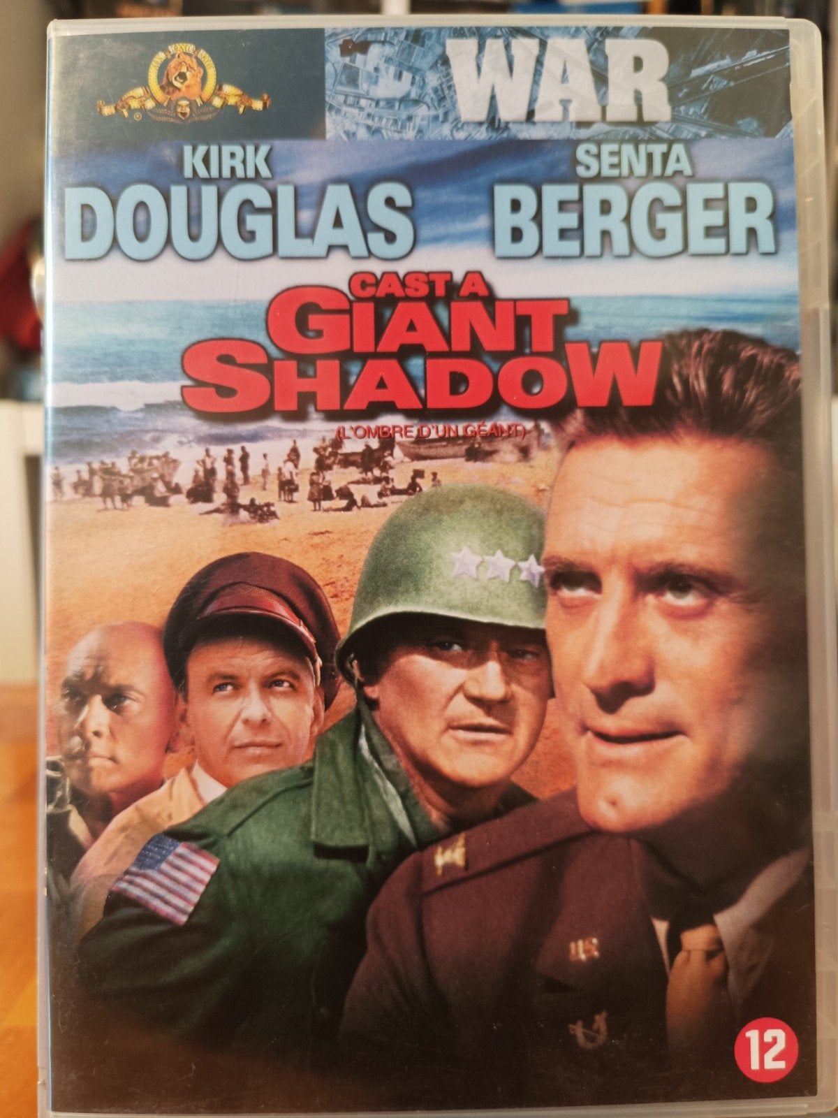 Cast a Giant Shadow Dvd NL ZGAN Kirk Douglas, Bonusmateriaal, Gebruikt, Spaans, Spaans