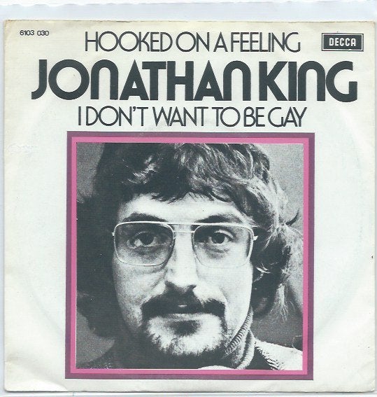 Jonathan King- Hooked on a Feeling, Fotohoes, Verzenden, Zo goed als nieuw, Pop
