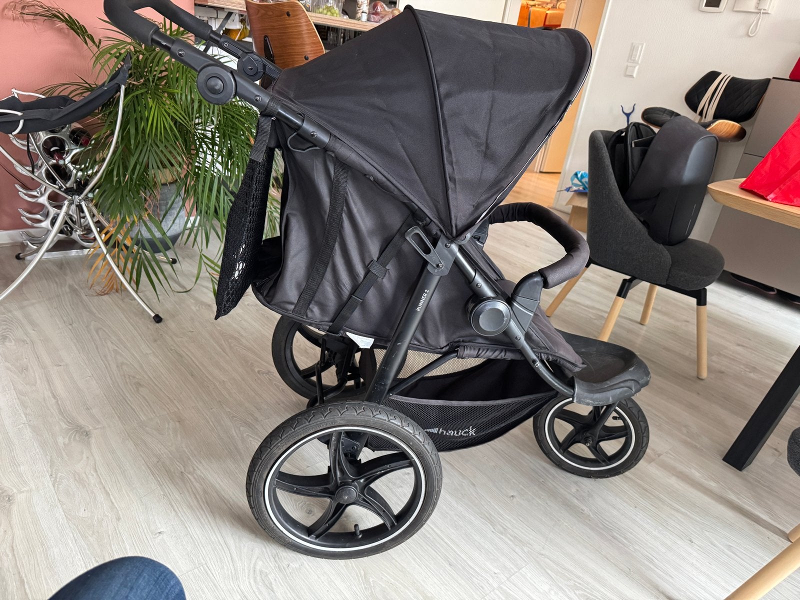 Hauck Runner 2 kinderwagen, Ophalen, Gebruikt, Overige merken, Regenhoes