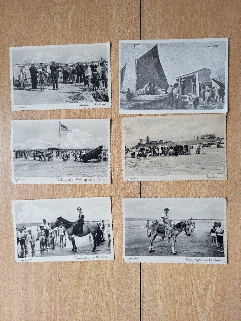 Oude prentbriefkaarten IJmuiden, Verzamelen, Verzenden, Foto, Zo goed als nieuw, Voor 1940