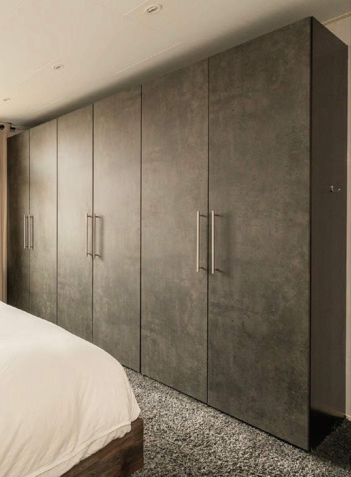 Pax ikea Kallviken 4 deuren - Grijs betonlook, Ophalen, Overige materialen, Gebruikt, 200 cm of meer