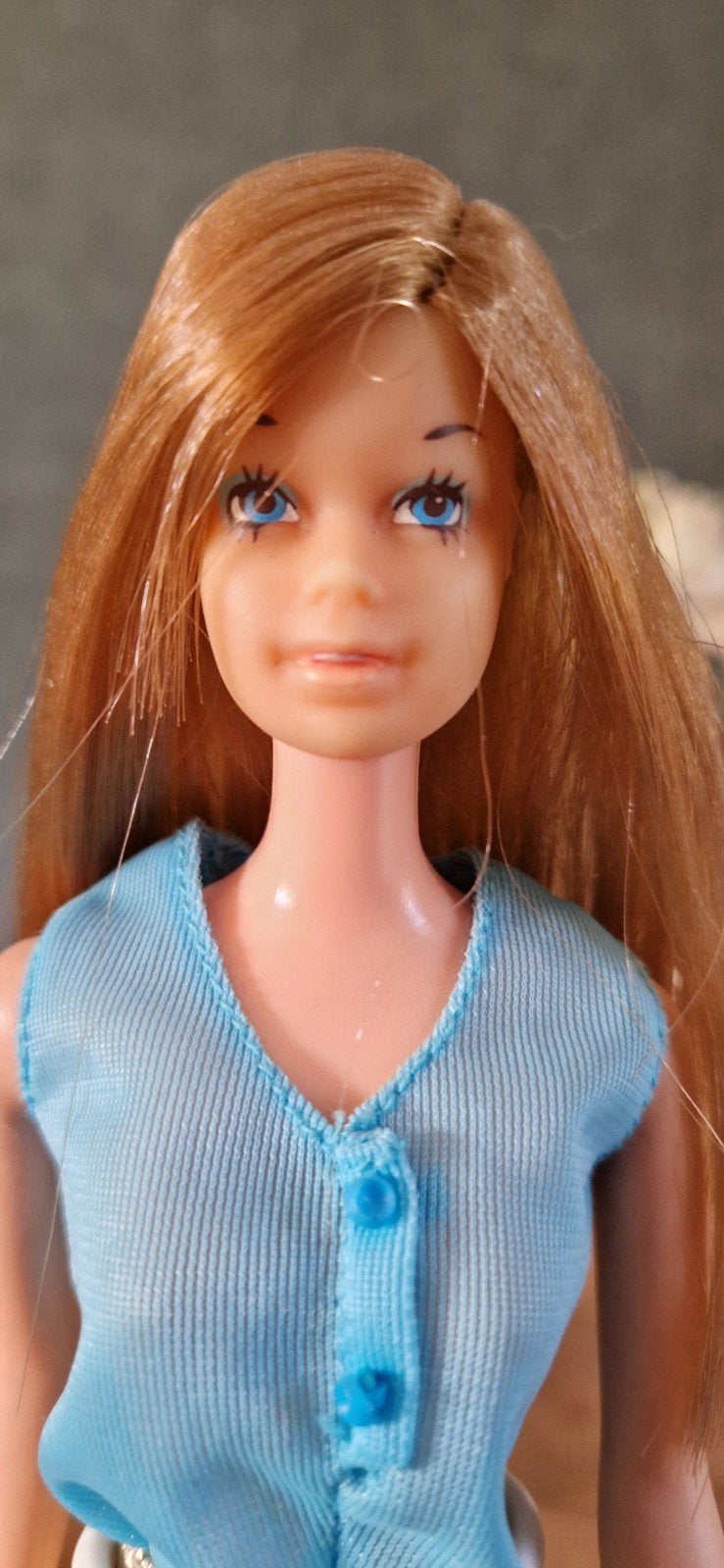 Barbie met Stacey face 1974, Verzamelen, Ophalen of Verzenden, Zo goed als nieuw, Pop