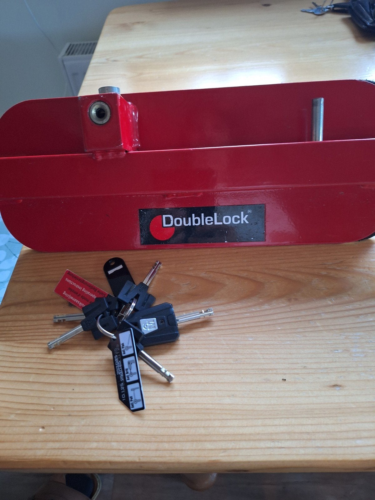 DoubleLock SCM Wielklem - Rode Beveiliging, Ophalen, Zo goed als nieuw