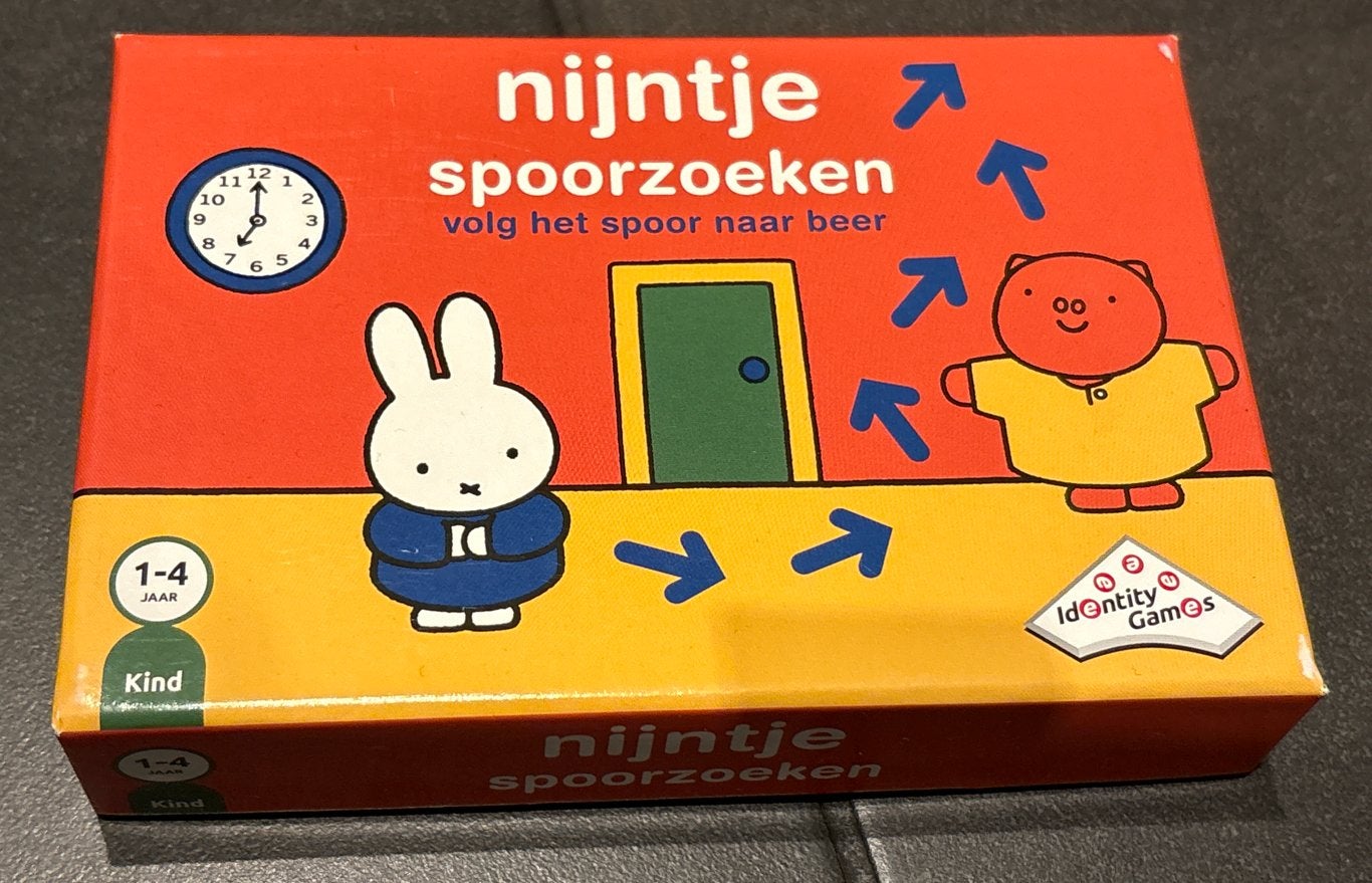 Nijntje Spoorzoeken - kaartspel - volg het spoor naar Beer!, Een of twee spelers, Ophalen of Verzenden, Gebruikt