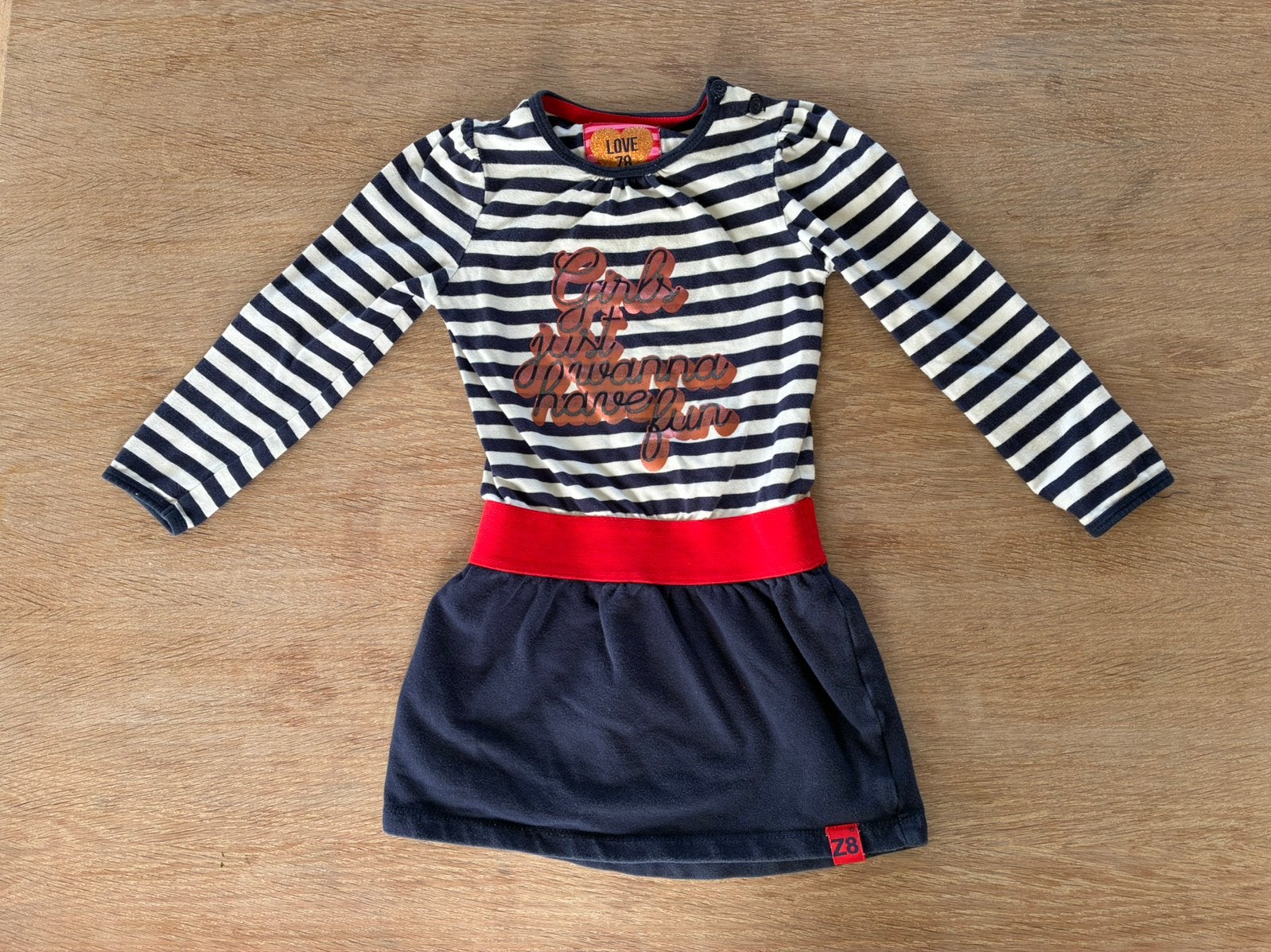 Jurk van Z8 maat 92/98, Ophalen of Verzenden, Gebruikt, Meisje, Jurk of Rok