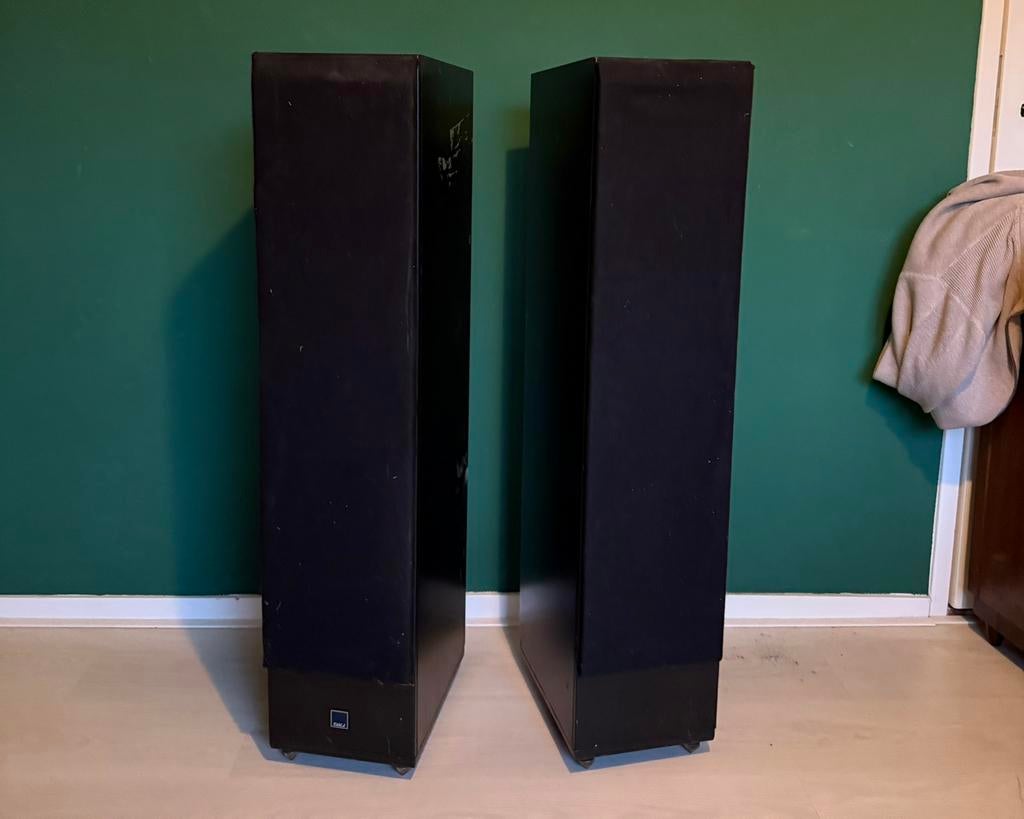 Dali 606 Luidsprekers met Covers, Audio, Tv en Foto, Luidsprekers, Gebruikt, 120 watt of meer, Front, Rear of Stereo speakers