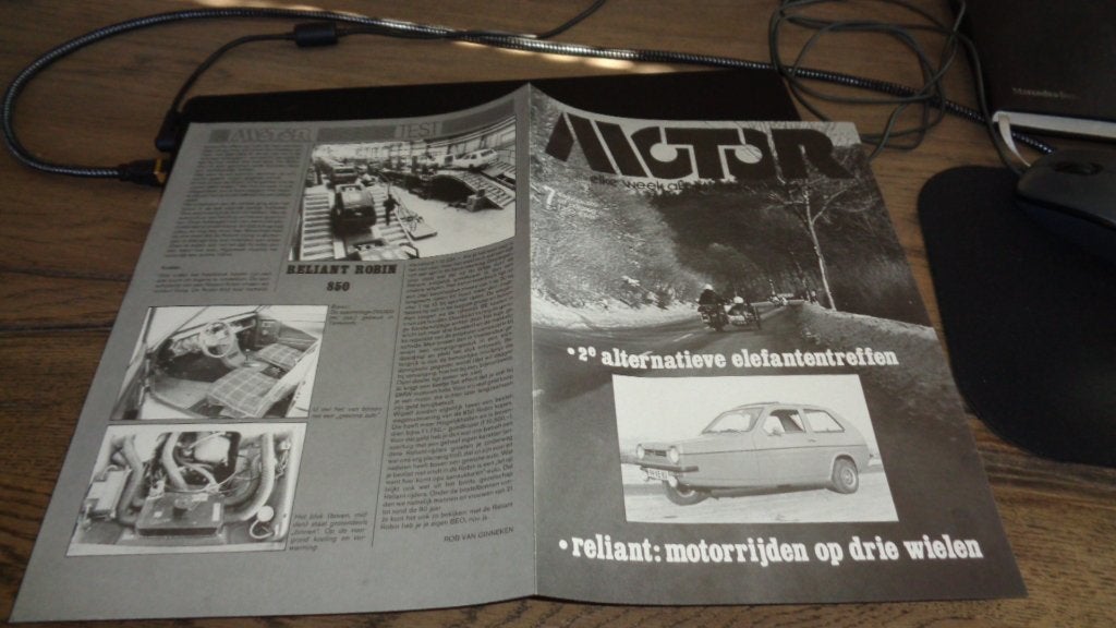 Folder RELIANT ROIN 850  ,  2-1979, Verzenden, Nieuw, Overige merken